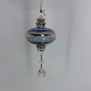 Egyptian Glass Ornament with Gold Accents